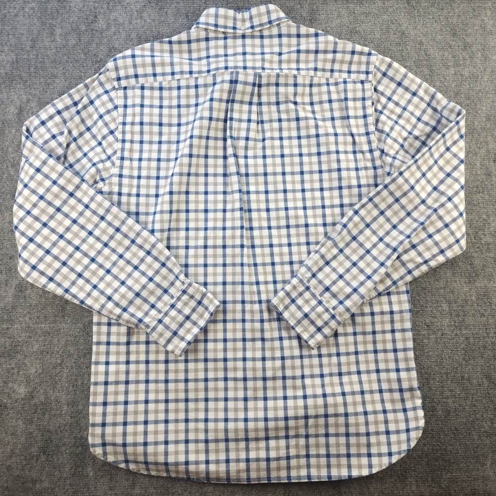 Bonobos Shirt Mens Medium Blue‎ Gray Check Long Sleeve Button Down Cotton Pocket - Picture 8 of 9